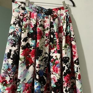 Floral skirt